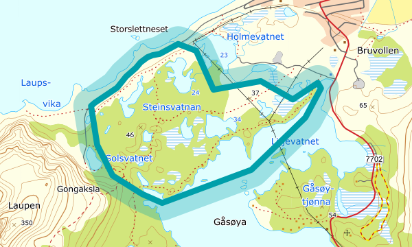 Kart over Bleikmorenen