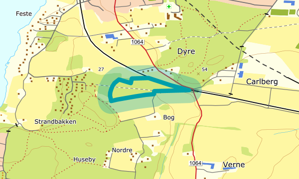 Kart over Bogslunden
