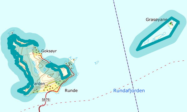 Kart over Runde