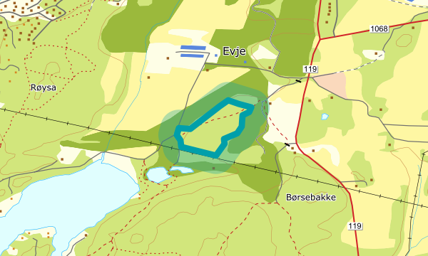 Kart over Kajalunden