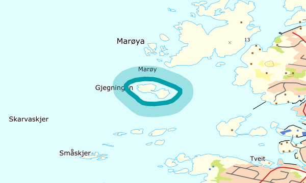Kart over Jegningen
