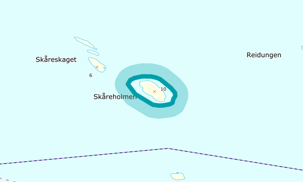 Kart over Skåreholmen