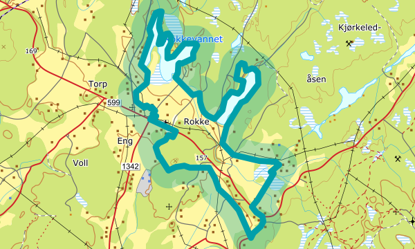 Kart over Rokke