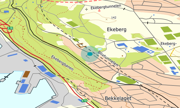 Kart over Jomfrubråtveien 39