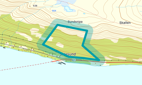 Kart over Sulesund