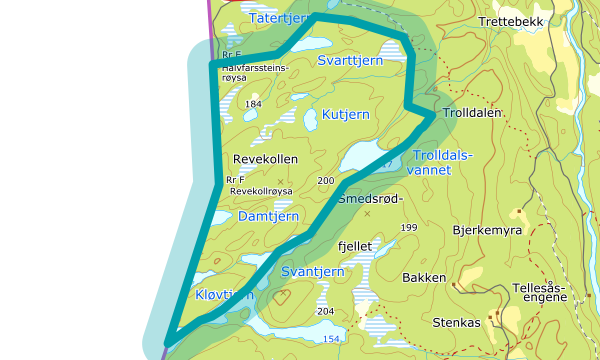 Kart over Lurkevann