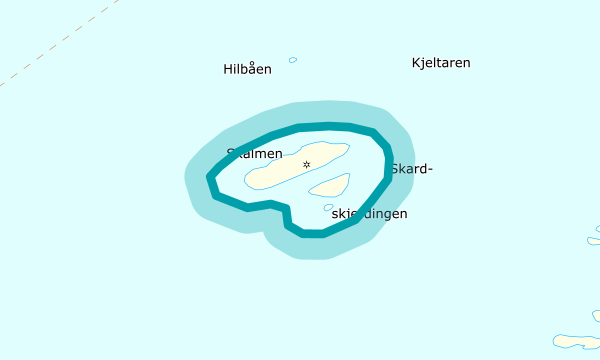 Kart over Skalmen