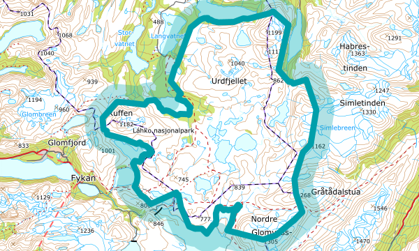 Kart over Láhko
