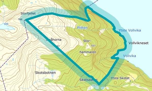 Kart over Ytste Skotet