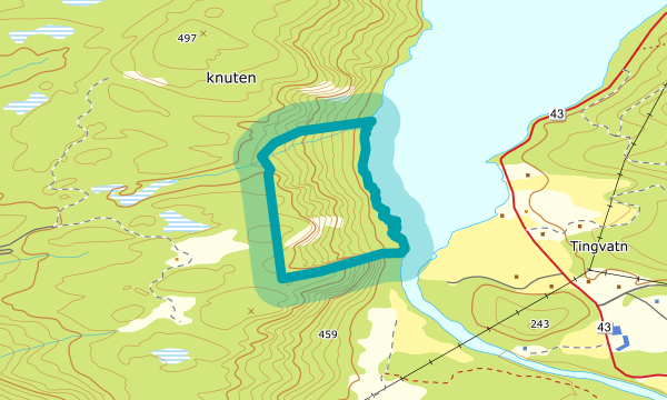 Kart over Strendan