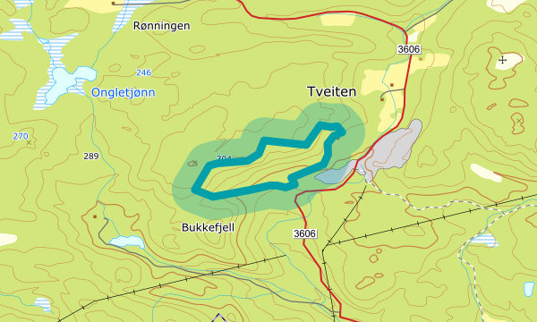 Kart over Dalehagen